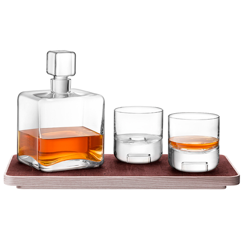 Набор для виски на деревянном подносе Cask, 3 пред., LSA International
