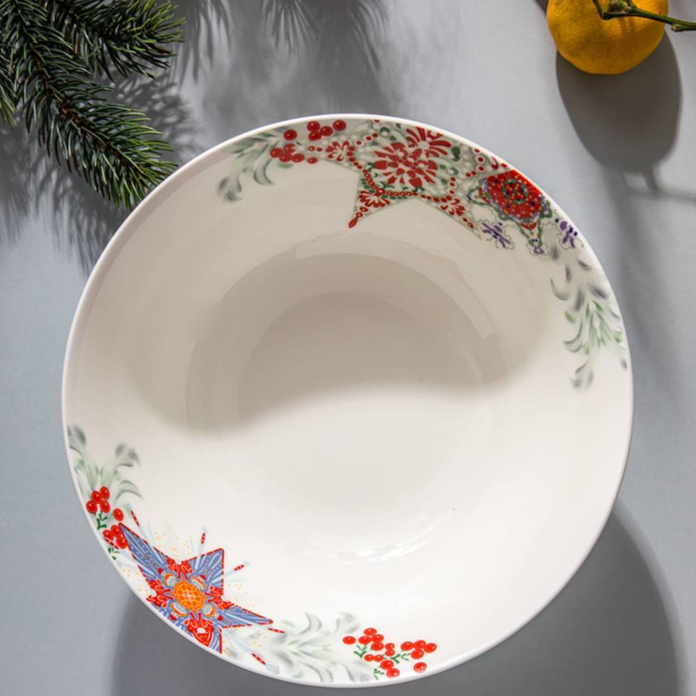 Салатник круглый 24 см Mix&Match Home Счастливая Звезда