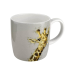 Фарфоровая кружка для чая и кофе "Забавная фауна. Жираф", 400 мл,  RWC MMPZ4020-XD, Великобритания, Wrendale Designs, Royal Worcester