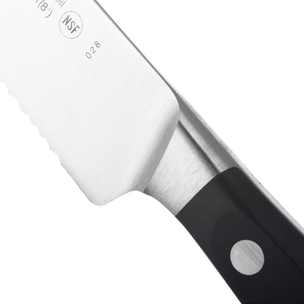 Нож для хлеба 20 см, из кованой высокоуглеродистой нержавеющей стали, черный, 161300, Manhattan, Arcos