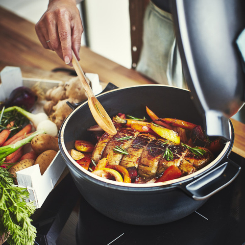 Кастрюля керамическая, индукционная, 4 литра, 26,5 см, серия Delight, Emile Henry