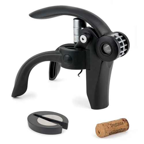 Штопор для вина механический пластиковый, черный, Baltaz, Peugeot Vin