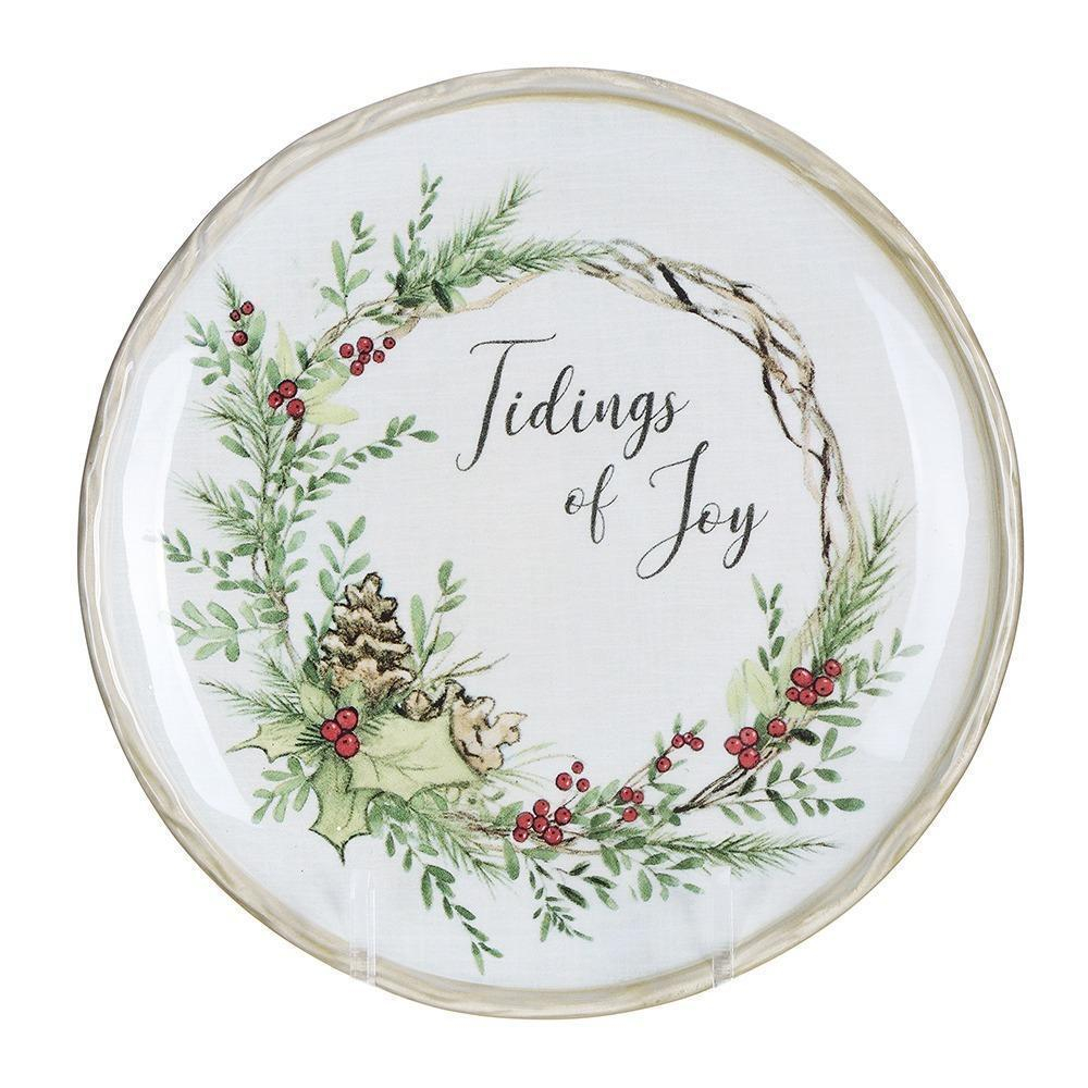 Тарелка пирожковая Пожелание радости 15 см Certified Int. Плющ и остролист