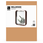 Фоторамка двухсторонняя Bellwood, 19х24, состаренный орех, Umbra
