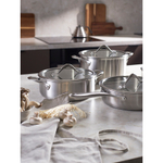 Кастрюля с крышкой 3Ply Etalon, ?24 см, 6 л