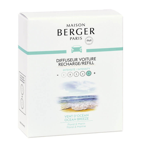 Сменный аромат для автодиффузора 2 шт, Океанский бриз, 6415, Maison Berger