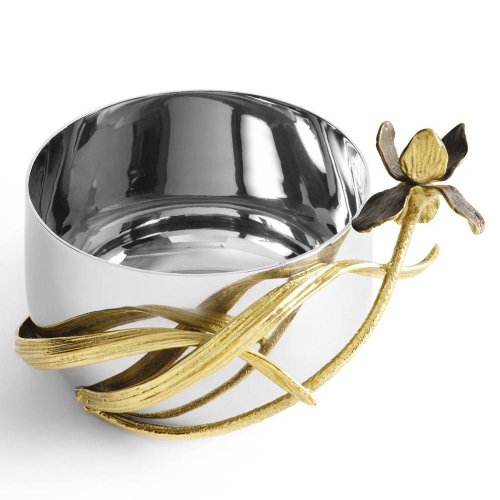 Конфетница Michael Aram Черный ирис 14 см, сталь нержавеющая