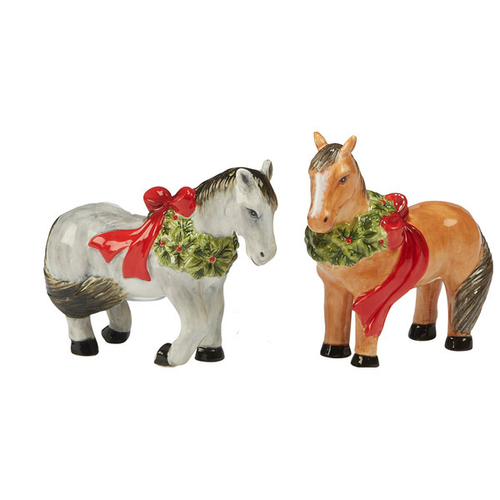 Набор для соли и перца 10 см Certified Int. Рождество на ферме 2 пр