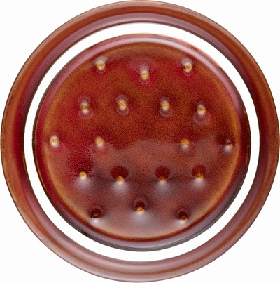 Мини-кокот керамический круглой формы античный медный, 10 см, Staub