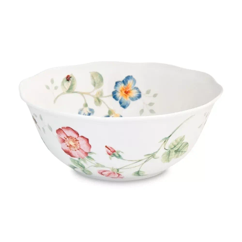 Салатник фарфоровый 1л, 17 см, LEN788576, Бабочки на лугу, Lenox