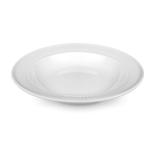 Тарелка суповая 22 см, фарфор, белый, 204222BL1, Plisse, Pillivuyt