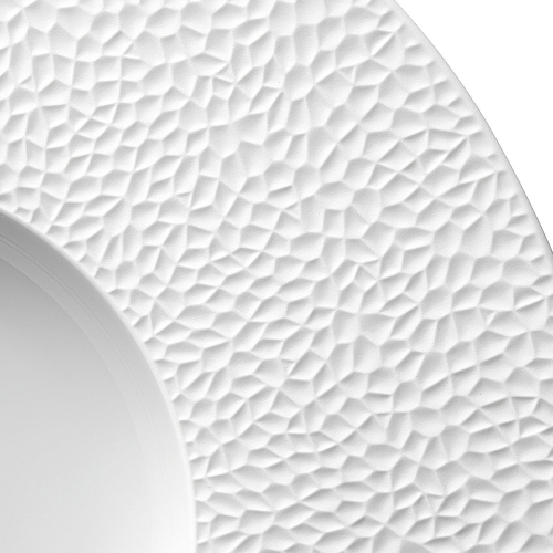 Тарелка обеденная 28 см 100 мл Guy Degrenne Fragment белая