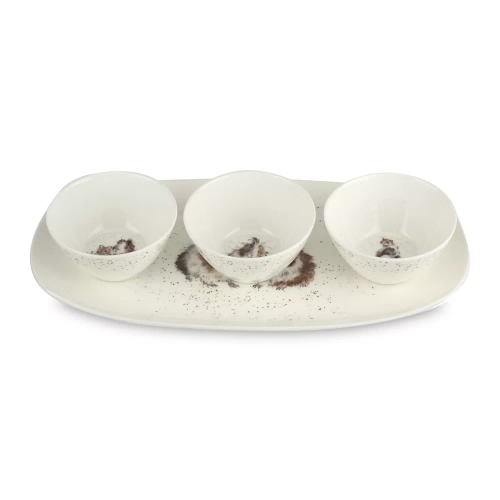 Менажница "Забавная фауна. Морские свинки", 30х15 см, Wrendale Designs. Royal Worcester