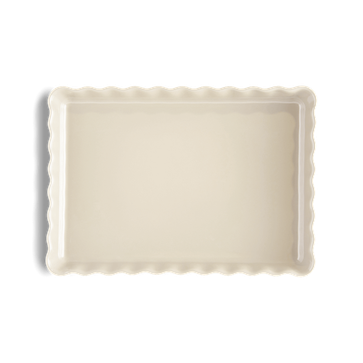 Форма для пирога 24х34x4 см, Emile Henry, цвет: крем