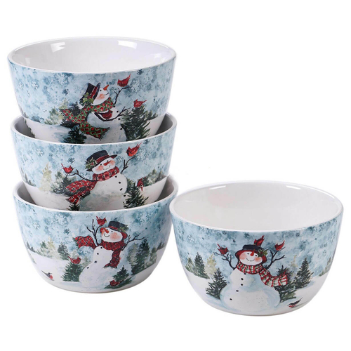 Салатник индивидуальный 14 см Certified Int. Снеговик-3