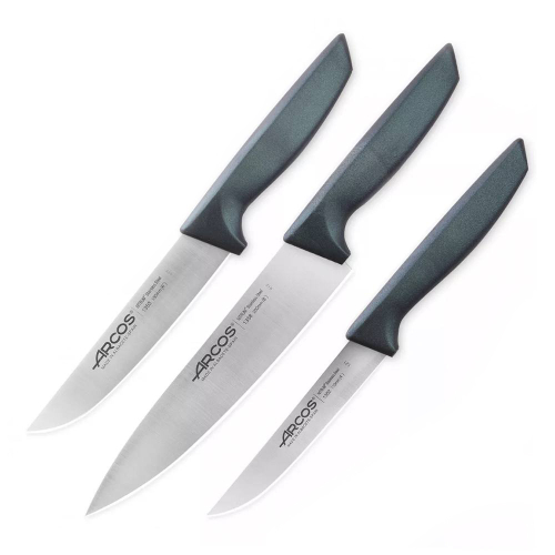 Набор кухонных ножей ARCOS Niza 3 пр синий