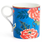 Кружка Wedgwood Пионы 240 мл, фарфор, синяя