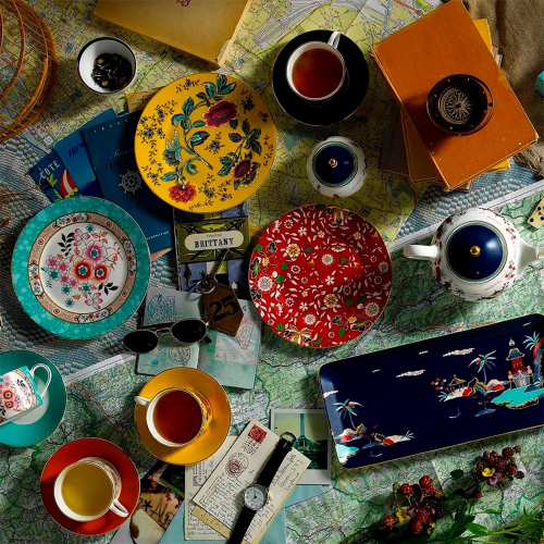 Набор тарелок закусочных Wedgwood Вандерласт 20 см, 4  шт, фарфор