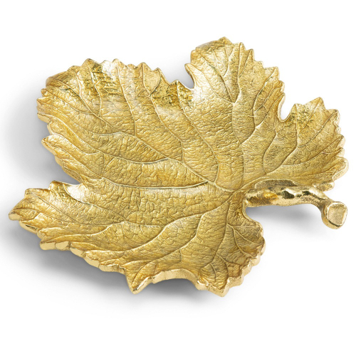Чаша-лист Michael Aram Лист винограда 20 см, латунь