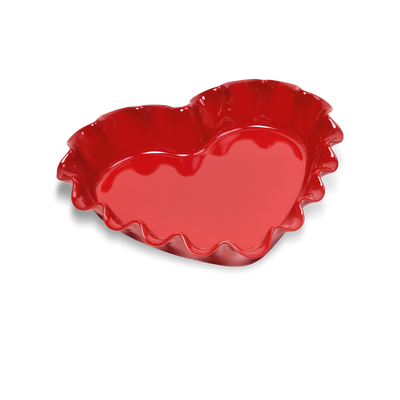 Форма для пирога «Сердце» Emile Henry, цвет: гранат