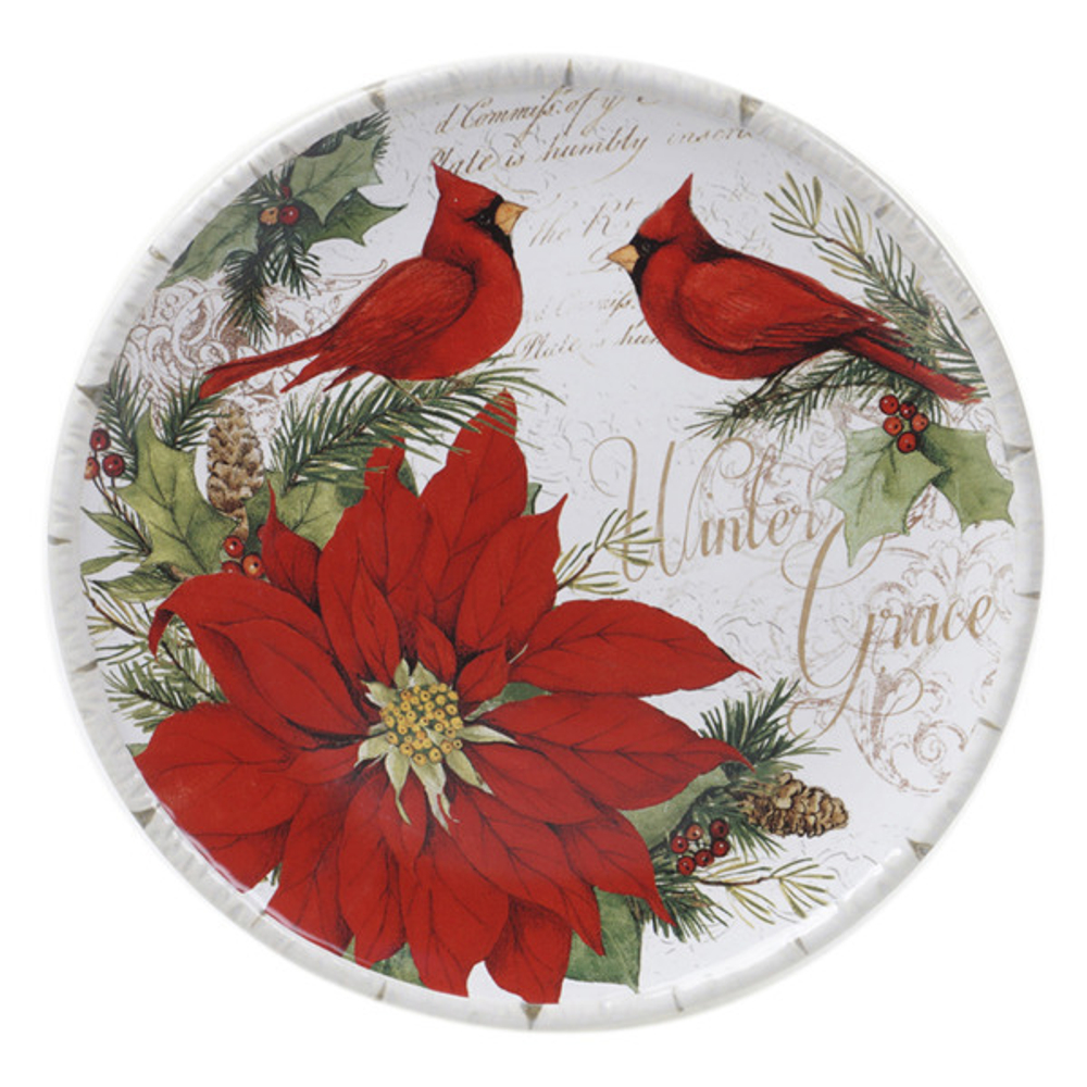 Тарелка десертная Птицы 21,5 см Certified Int. Зимний сад