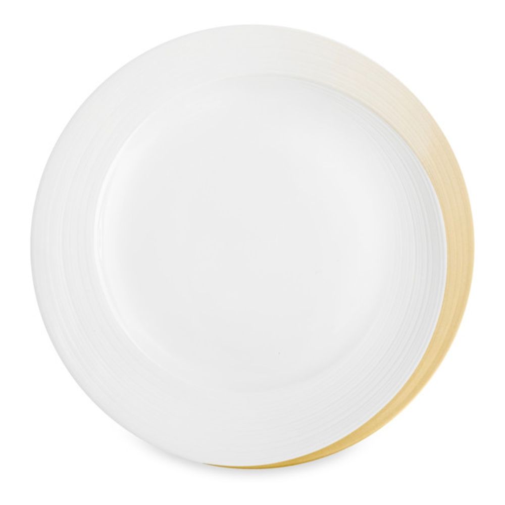 Тарелка закусочная Narumi Золотой жемчуг 23 см, фарфор костяной