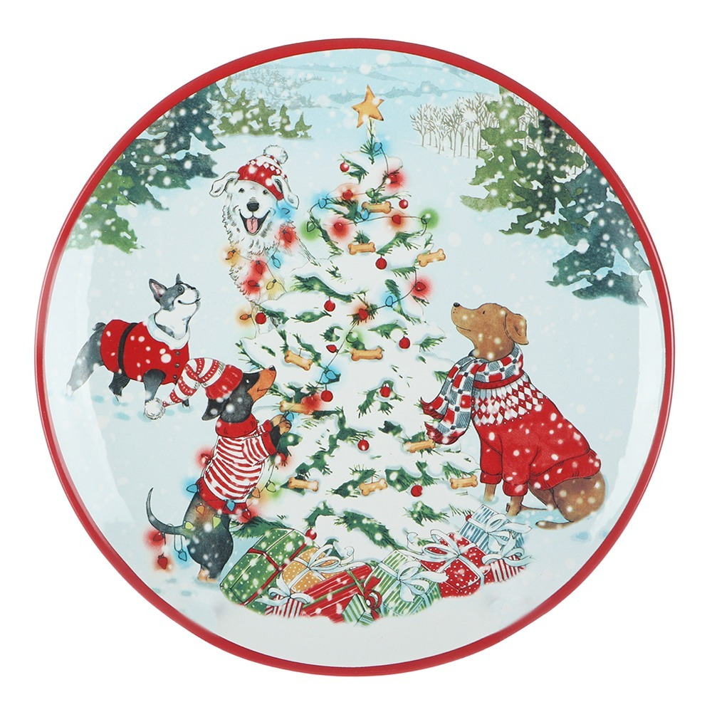 Тарелка обеденная 28 см Certified Int. Особый праздник