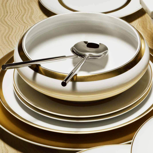 Салатник Vista Alegre Domo Gold 21,5 см, фарфор