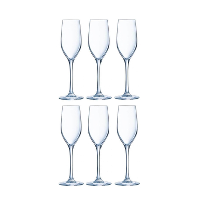 Набор бокалов для шампанского 170 мл, 6 шт, хрустальное стекло, L9947, Sequence, Chef & Sommelier