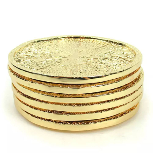 Набор подставок для бокалов Michael Aram Лимонное дерево 9,5 см, 6 шт