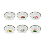 Набор тарелок для каши 6 шт, 15 см, Portmeirion "Ботанический сад. Экзотические цветы" PRT-EG05202 Этикет