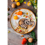 Тарелка десертная Еноты 21,5 см Certified Int. Сосновый лес