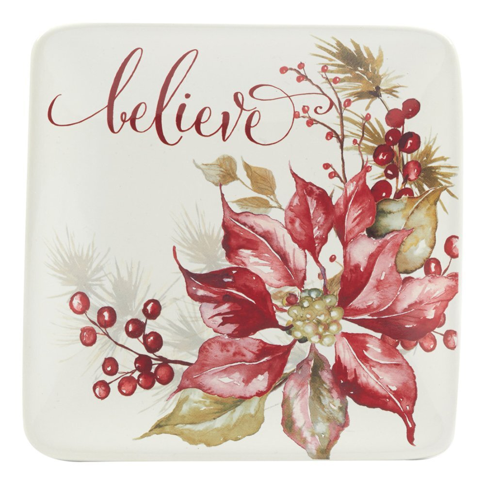 Тарелка пирожковая 15 см Certified Int. Зимняя радость