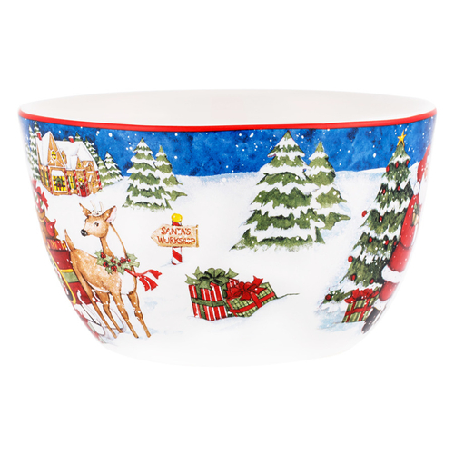 Салатник индивидуальный Коробки с подарками 13 см Certified Int. Мастерская Санта-Клауса