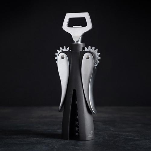 Штопор для вина механический пластиковый, черный, Sauverain, Peugeot Vin