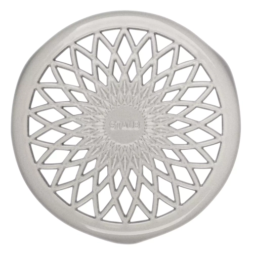 Подставка под горячее чугунная, 23 см, белый трюфель, Staub