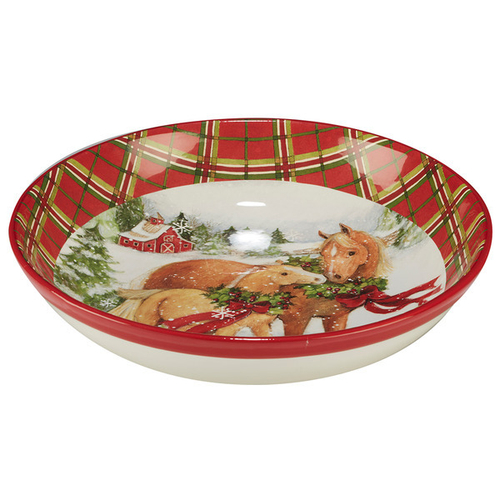 Блюдо для пасты 34 см Certified Int. Рождество на ферме