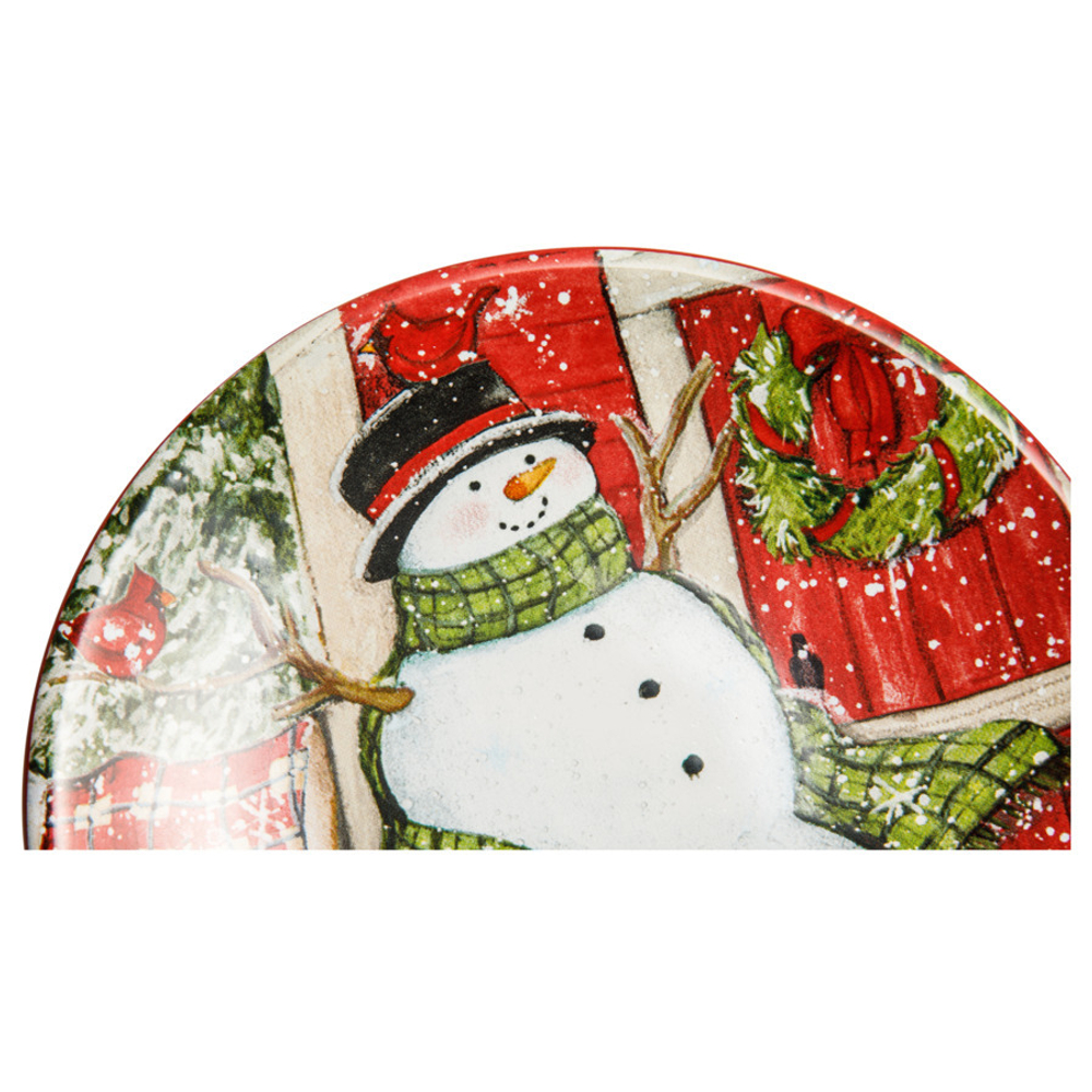 Тарелка пирожковая 15 см, керамика, CER37261-4, Дом снеговика, Certified International