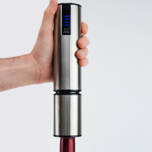 Электрический штопор и обрезатель фольги, стальной, Elis Touch, Peugeot Vin