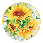 Тарелка закусочная 23 см Certified Int. Подсолнухи