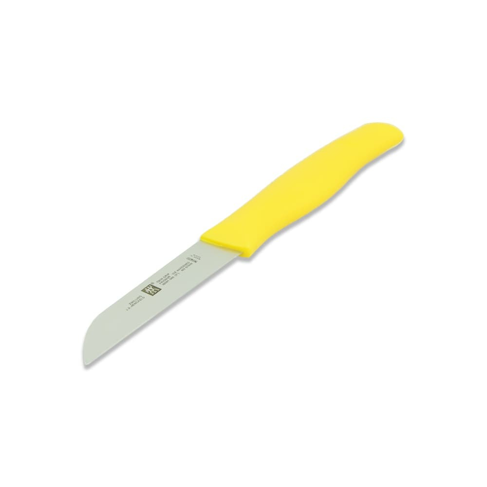 Нож 80 мм, для чистки овощей желтый, TWIN Grip, Zwilling