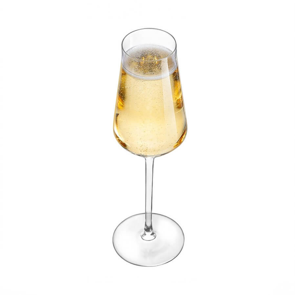 Набор бокалов для шампанского 210 мл, 6 шт, хрустальное стекло, J8907, Reveal Up, Chef & Sommelier
