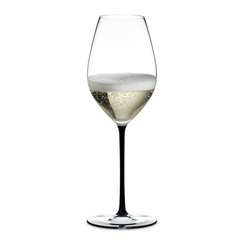 Хрустальный бокал ручной работы для шампанского Champagne, 445 мл, Fatto a Mano, Riedel (черный)