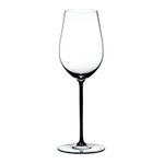 Хрустальный бокал для красного и белого вина Riesling/Zinfandel Black, 395 мл, Fatto a Mano, Riedel (черный)