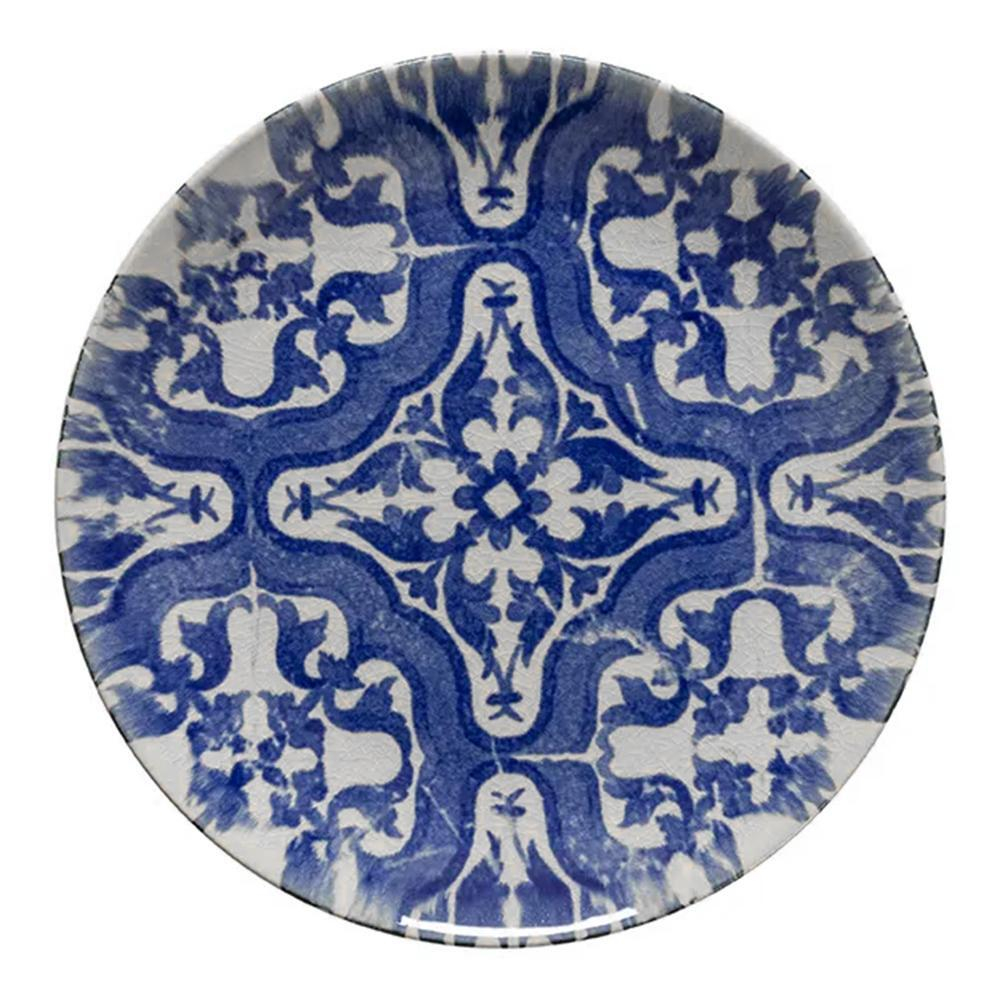 Тарелка закусочная 21,6 см Costa Nova Elements синяя COP211-02419E