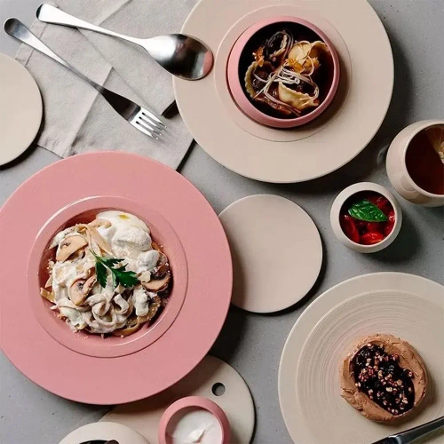 Крышка для салатника 12,5 см Guy Degrenne Bahia бежевая