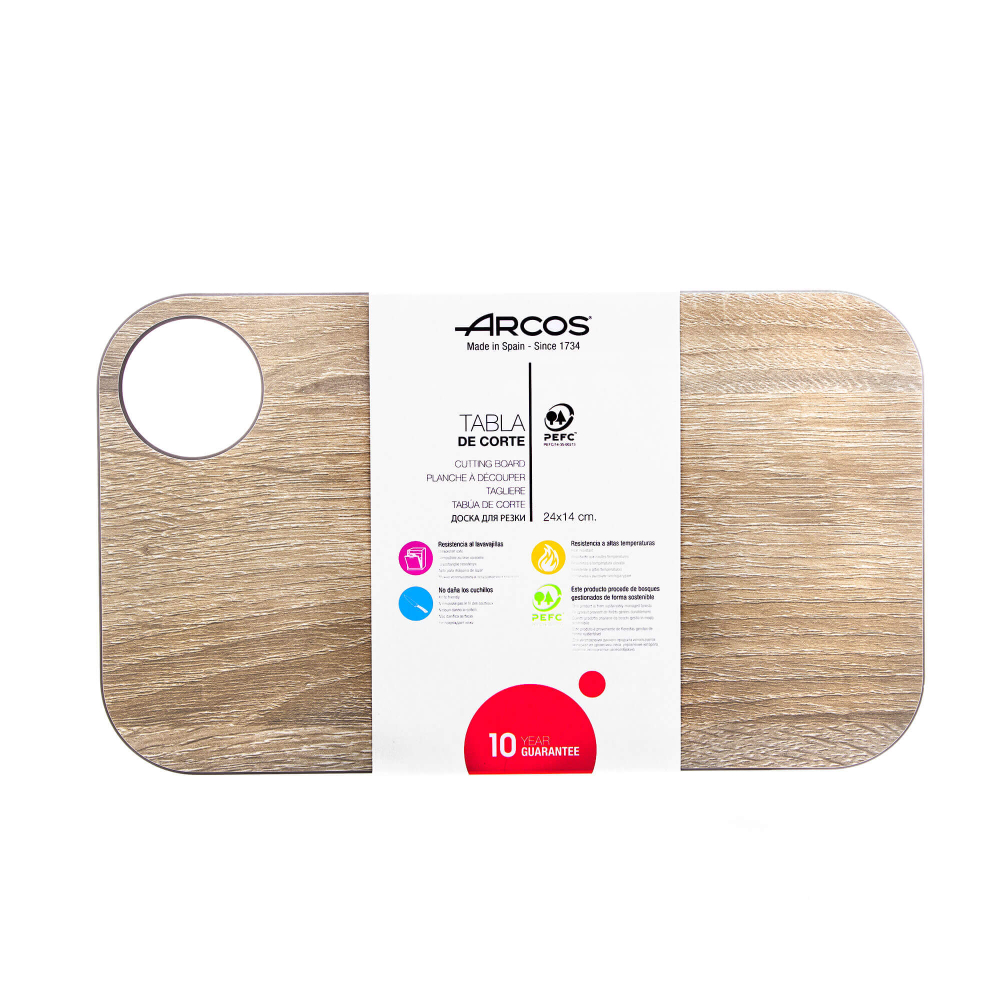 Разделочная доска из дерева 24х14 см, Cutting boards, Arcos