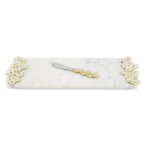 Доска для сыра с ножом Michael Aram Цветущая вишня 44 см, мрамор