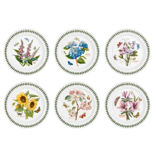 Набор тарелок обеденных 6 шт, 26,5 см, Portmeirion "Ботанический сад" PRT-BG05052