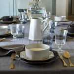 Тарелка обеденная 30,4 см Costa Nova Luzia Slate Grey черная